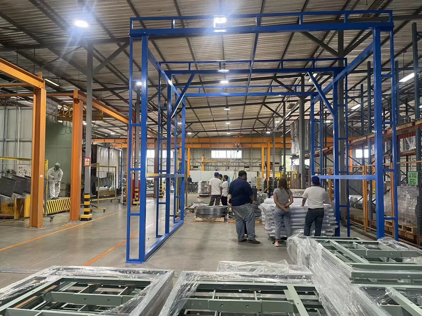 Infrared paint drying line layout and heater zones industrial infrared oven arranged for paint drying and curing