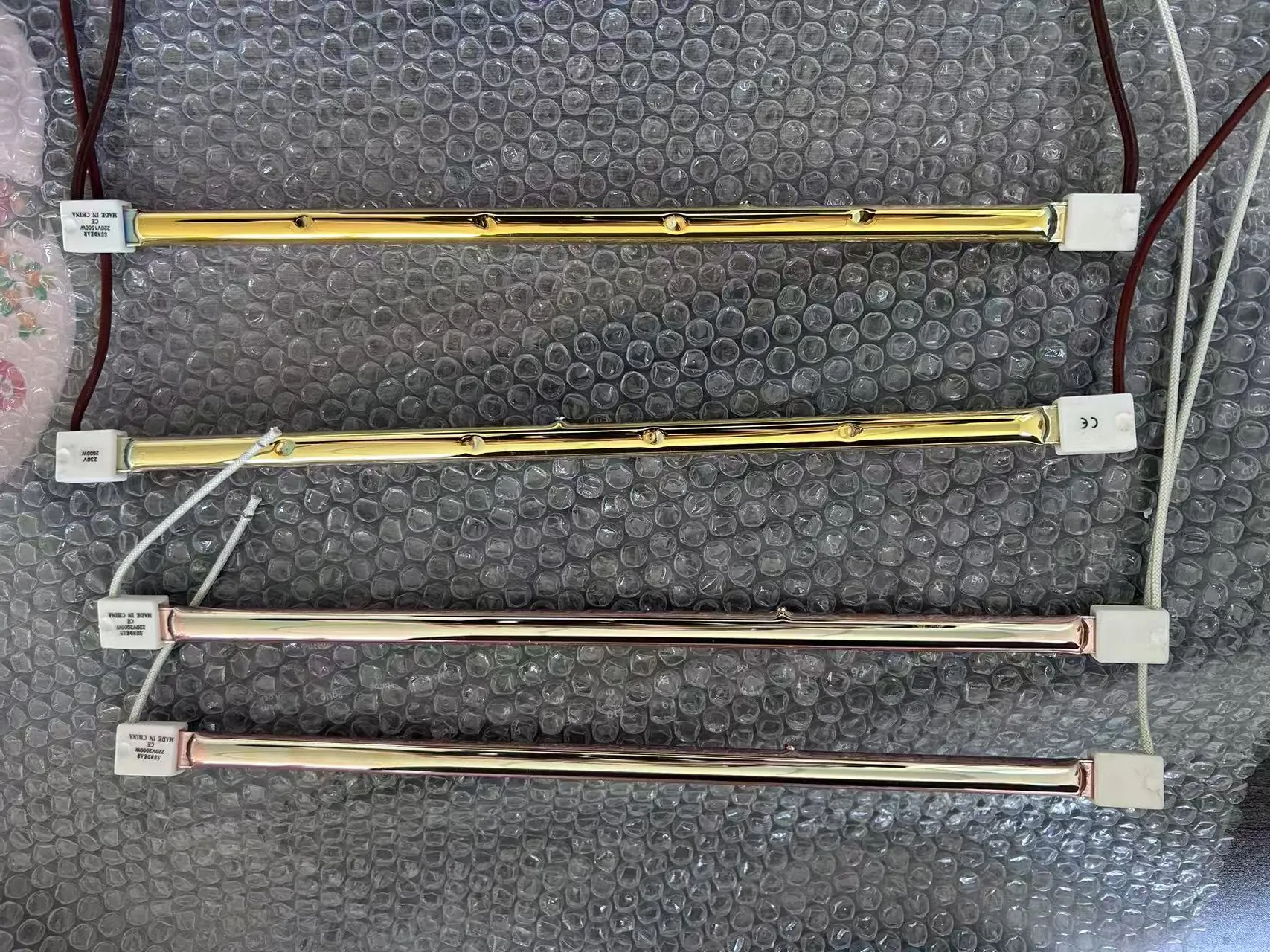 Industrial infrared lamps with reflective coatings gold reflector infrared lamps for industrial heating