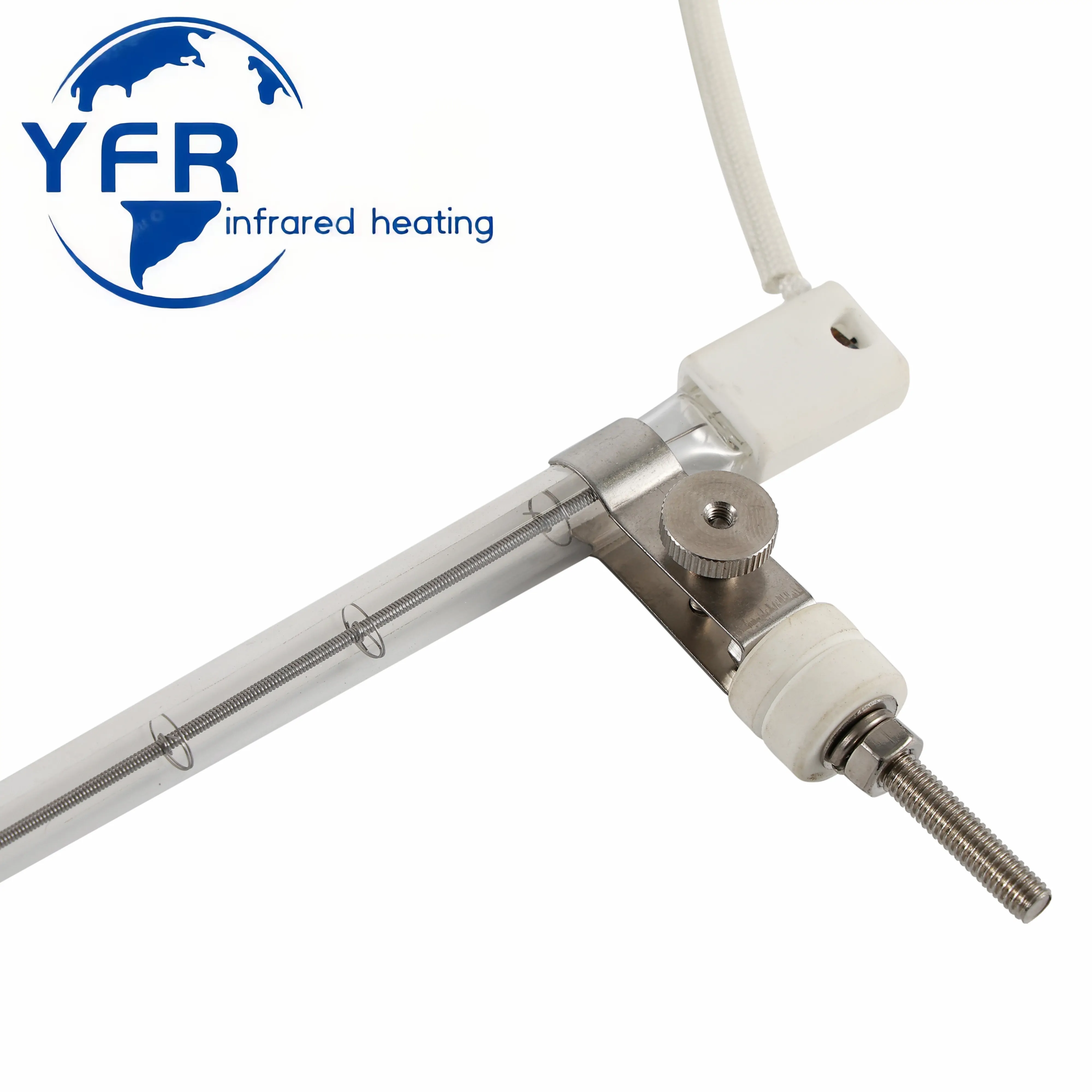 SK15 white-plated infrared lamp YFR SK15 white-ceramic reflector infrared lamp for bottle-blowing machines
